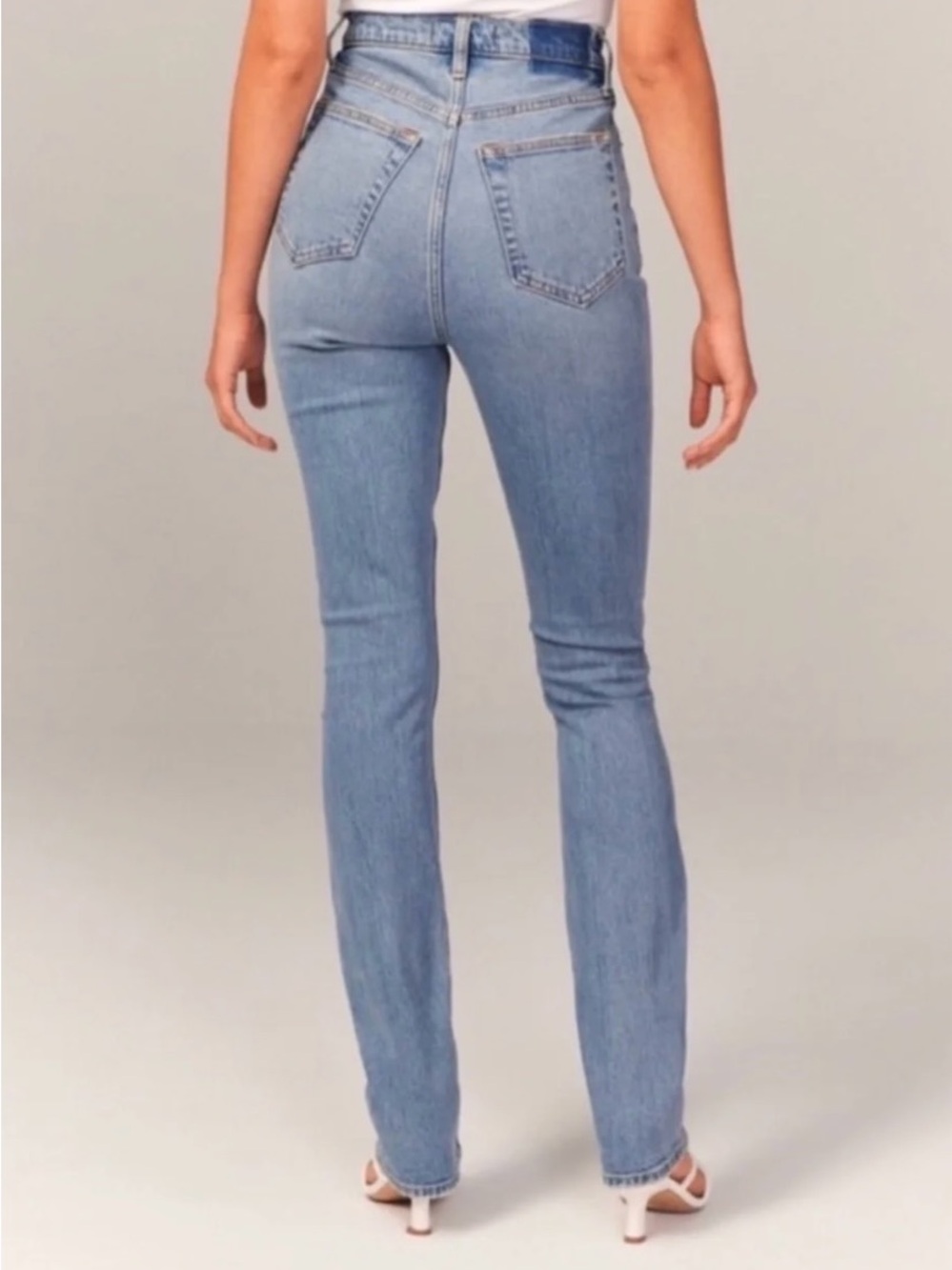 Abercrombie & Fitch Slim Straight Jeans Light Wash Size 24